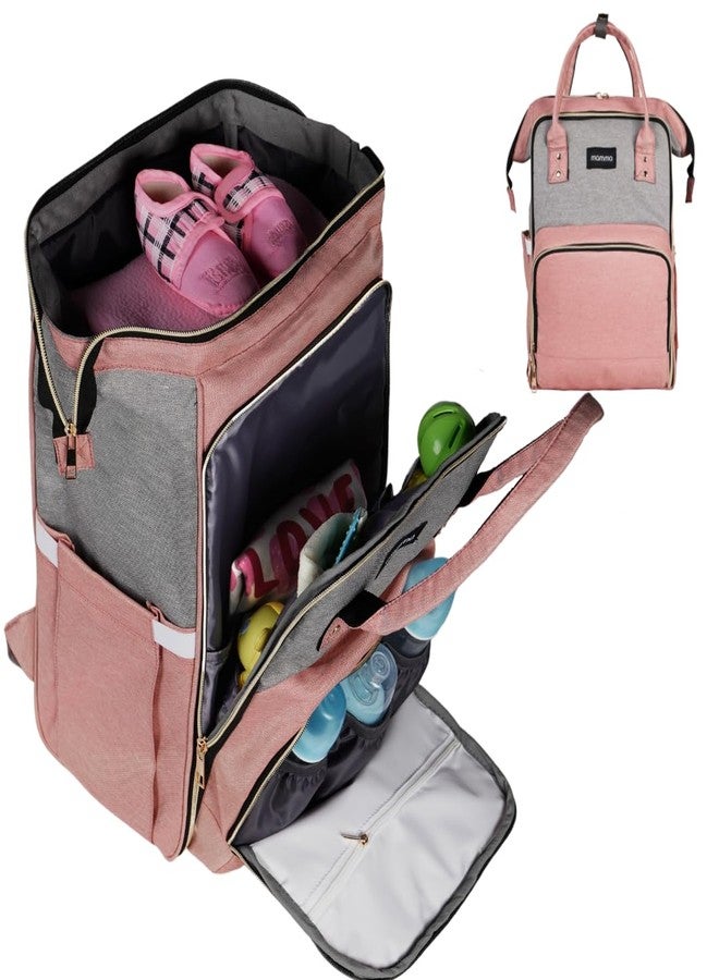 MAMMA Dual Partition Diaper Bag For Mothers for Travel, Baby Bag for Mother Travel,16 Pockets Diaper Bags for Mom and Hospital Bag for Delivery Women,Unisex Baby diaper Bag with 9 Month Warranty - Image 1